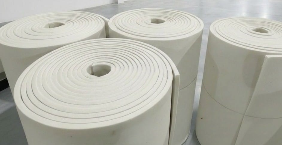 Premium white non-woven felt rolls and sheets for steel polishing